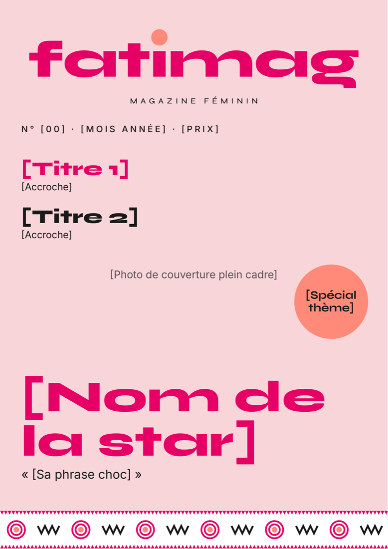 Couverture du dernier numéro de fatimag