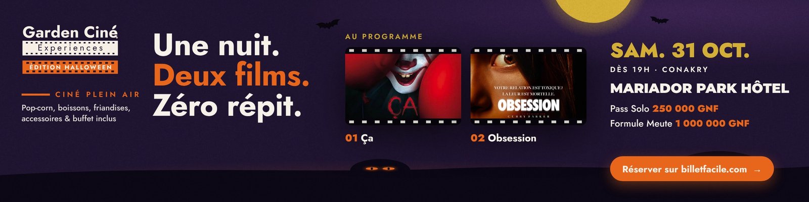Garden Ciné – Halloween 2026